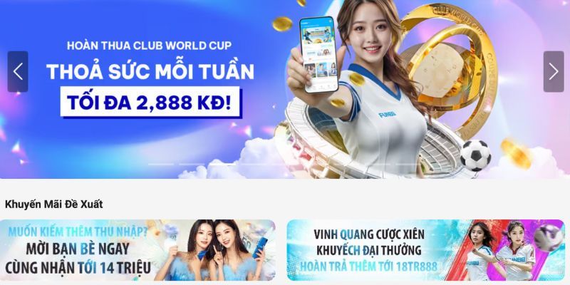 Lợi ích đăng nhập Fun88